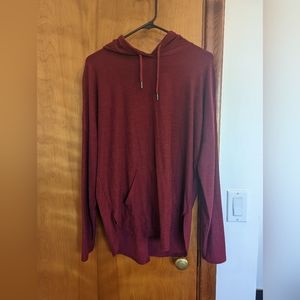 Red Hooded Sweatshirt